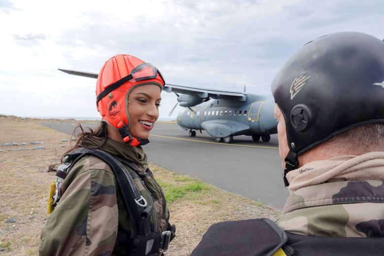 Morgane Soucramanien et Annabelle Lebreton en parachute avec le RPIMa