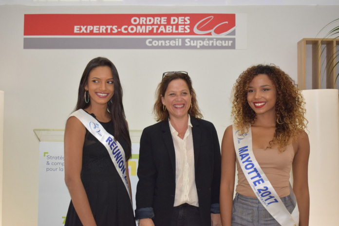 Morgane, Katy Hoarau du CROEC, et Vanylle