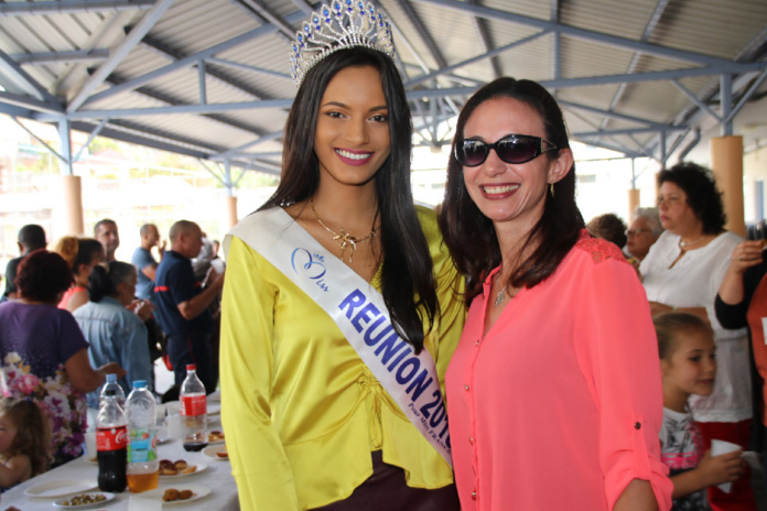 Morgane Soucramanien à la Fête des Lentilles à Cilaos