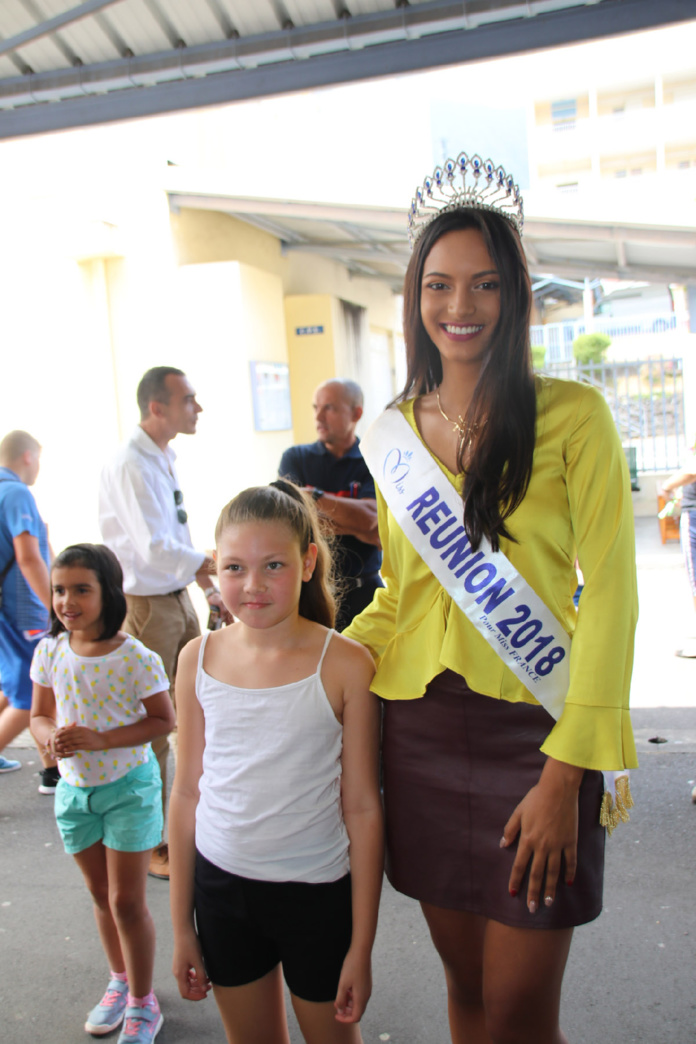 Morgane Soucramanien à la Fête des Lentilles à Cilaos