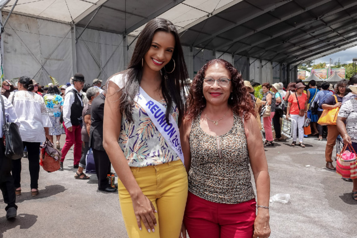 Miss Réunion 2018 à la Journée des Personnes Agées au Tampon