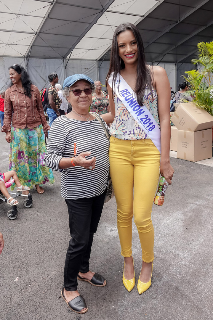 Miss Réunion 2018 à la Journée des Personnes Agées au Tampon