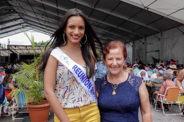 Miss Réunion 2018 à la Journée des Personnes Agées au Tampon