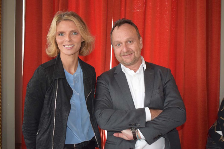 Sylvie Tellier, directrice générale de Miss France Organisation, et Nicolas Coppermann, président du groupe EndemolShine France Sylvie Tellier, directrice générale de Miss France Organisation, et Nicolas Coppermann, président du groupe EndemolShine France