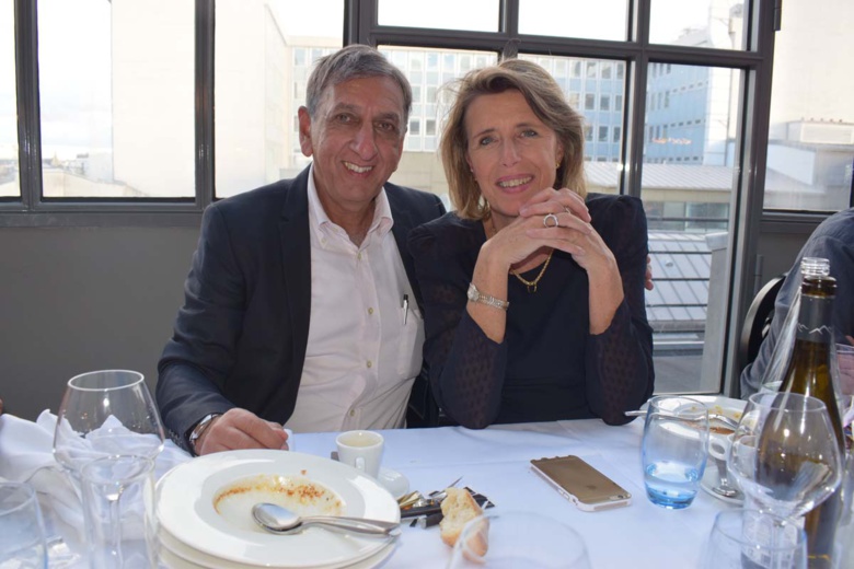 Aziz Patel et Nicolette Courtot-Visser