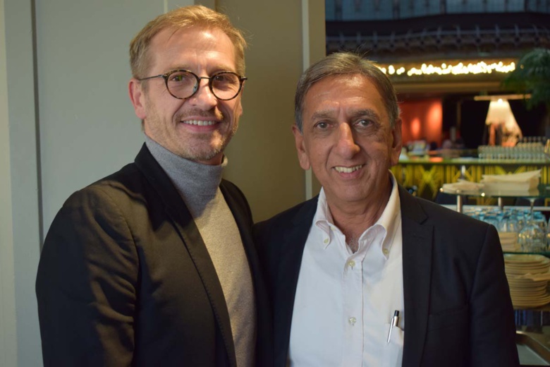 Olivier Noël, Responsable commercial Miss France Organisation, et Aziz Patel
