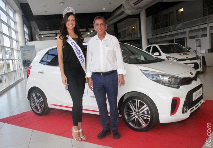 Morgane Lebon a reçu les clés de sa Picanto
