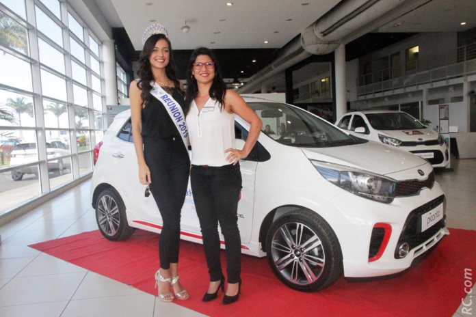 Morgane Lebon a reçu les clés de sa Picanto