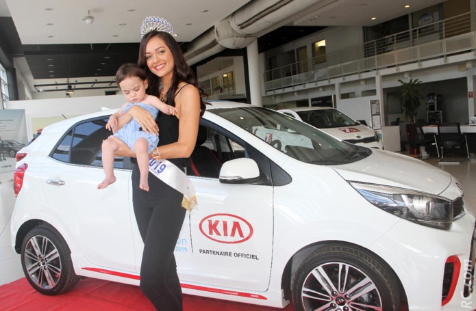 Morgane Lebon a reçu les clés de sa Picanto