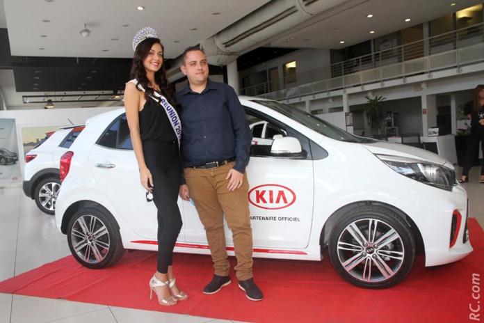 Morgane Lebon a reçu les clés de sa Picanto