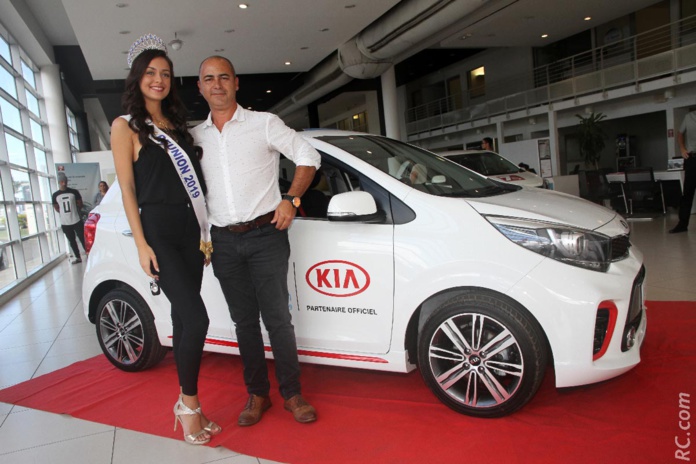 Morgane Lebon a reçu les clés de sa Picanto