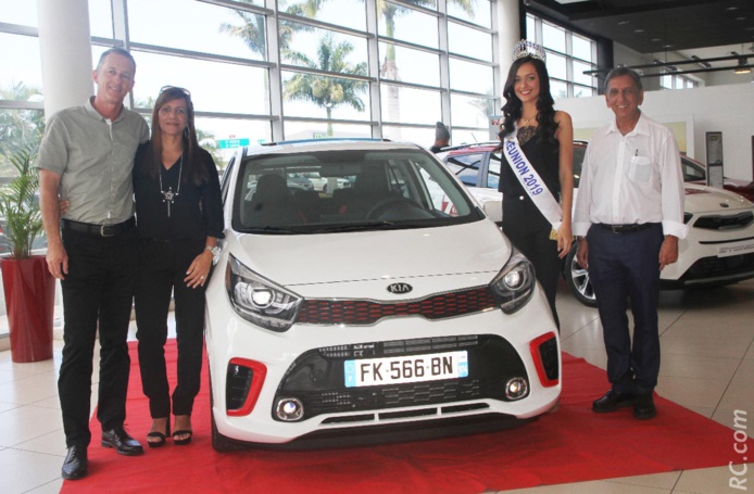 Morgane Lebon a reçu les clés de sa Picanto