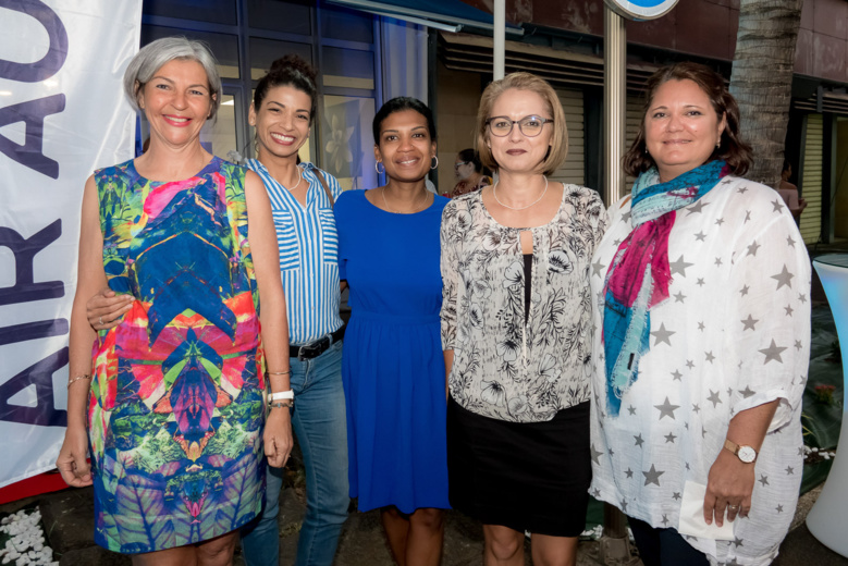 Morgane Lebon à l'inauguration de l'agence rénovée d'Air Austral Morgane Lebon à l'inauguration de l'agence rénovée d'Air Austral