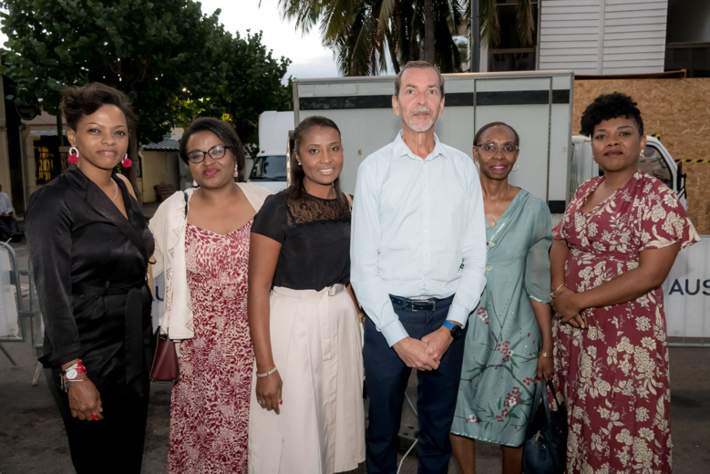 Morgane Lebon à l'inauguration de l'agence rénovée d'Air Austral Morgane Lebon à l'inauguration de l'agence rénovée d'Air Austral