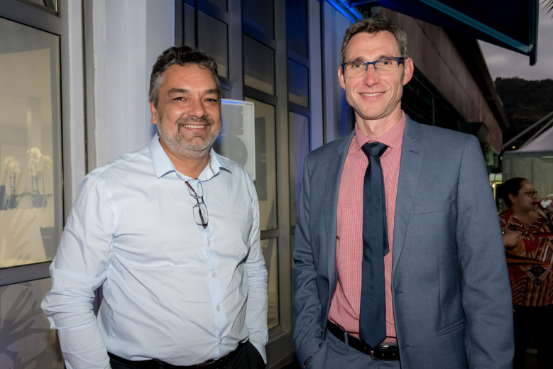 Morgane Lebon à l'inauguration de l'agence rénovée d'Air Austral Morgane Lebon à l'inauguration de l'agence rénovée d'Air Austral