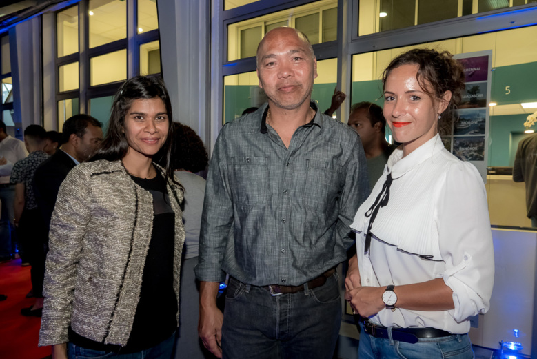 Morgane Lebon à l'inauguration de l'agence rénovée d'Air Austral Morgane Lebon à l'inauguration de l'agence rénovée d'Air Austral
