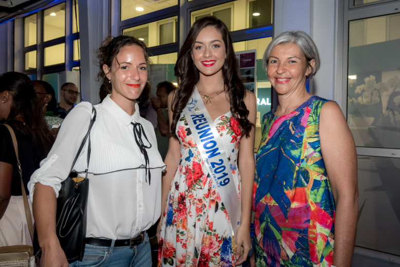 Morgane Lebon à l'inauguration de l'agence rénovée d'Air Austral Morgane Lebon à l'inauguration de l'agence rénovée d'Air Austral