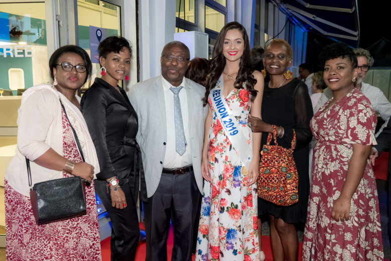 Morgane Lebon à l'inauguration de l'agence rénovée d'Air Austral Morgane Lebon à l'inauguration de l'agence rénovée d'Air Austral