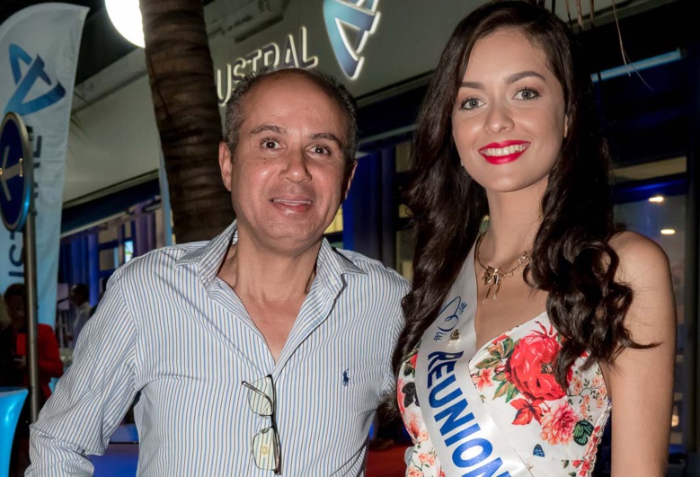 Morgane Lebon à l'inauguration de l'agence rénovée d'Air Austral Morgane Lebon à l'inauguration de l'agence rénovée d'Air Austral