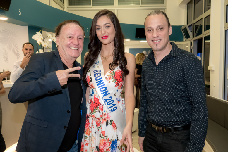 Morgane Lebon à l'inauguration de l'agence rénovée d'Air Austral Morgane Lebon à l'inauguration de l'agence rénovée d'Air Austral