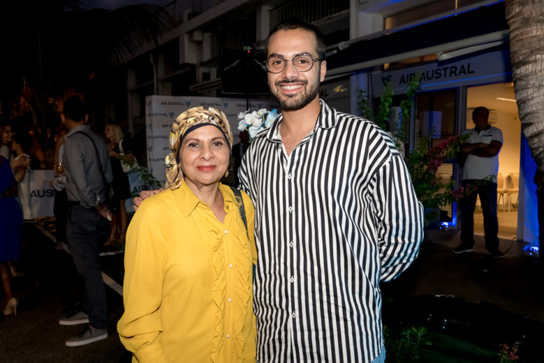 Morgane Lebon à l'inauguration de l'agence rénovée d'Air Austral Morgane Lebon à l'inauguration de l'agence rénovée d'Air Austral