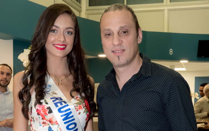 Morgane Lebon à l'inauguration de l'agence rénovée d'Air Austral Morgane Lebon à l'inauguration de l'agence rénovée d'Air Austral