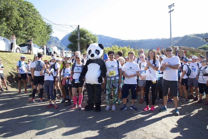 Miss Réunion 2019 et ses dauphines au Pandathlon 2019 à l'Entre-Deux