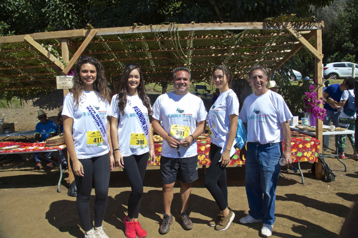 Miss Réunion 2019 et ses dauphines au Pandathlon 2019 à l'Entre-Deux