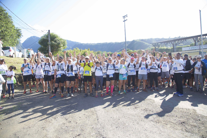 Miss Réunion 2019 et ses dauphines au Pandathlon 2019 à l'Entre-Deux