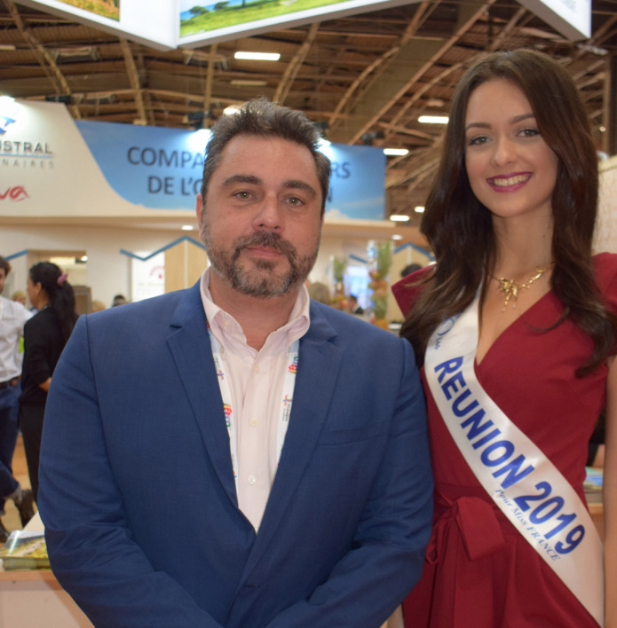 Pascal Viroleau, directeur des Iles Vanille, et Morgane Lebon
