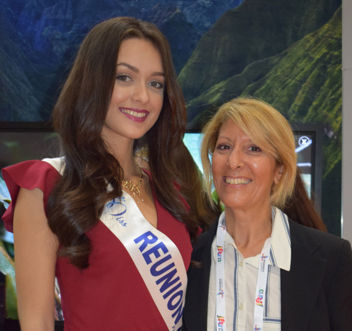 Morgane Lebon au Salon Top Résa 2019 à Paris