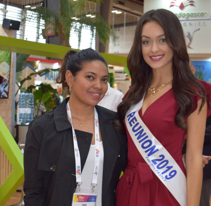 Morgane Lebon au Salon Top Résa 2019 à Paris