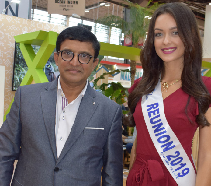 Morgane Lebon au Salon Top Résa 2019 à Paris