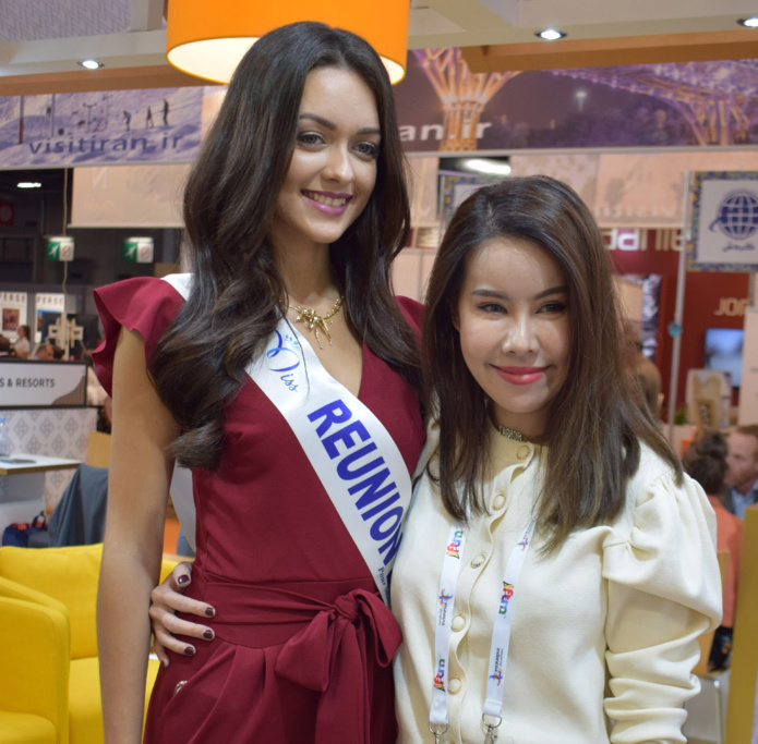 Morgane Lebon au Salon Top Résa 2019 à Paris