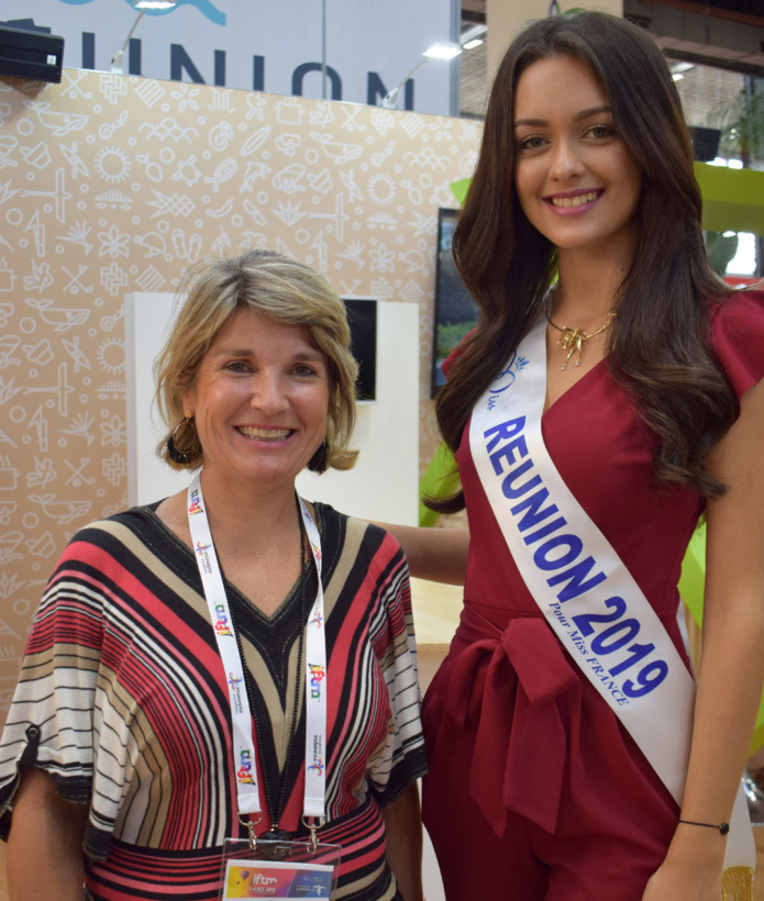 Morgane Lebon au Salon Top Résa 2019 à Paris