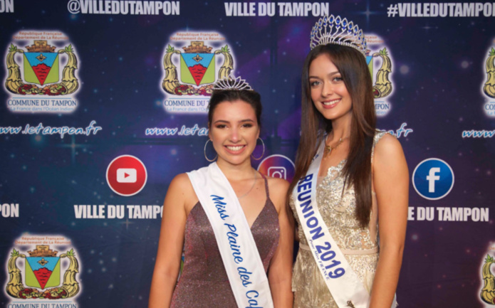 Mélina Siby, Miss Plaine des Cafres 2020, et Morgane Lebon, Miss Réunion 2019 Mélina Siby, Miss Plaine des Cafres 2020, et Morgane Lebon, Miss Réunion 2019