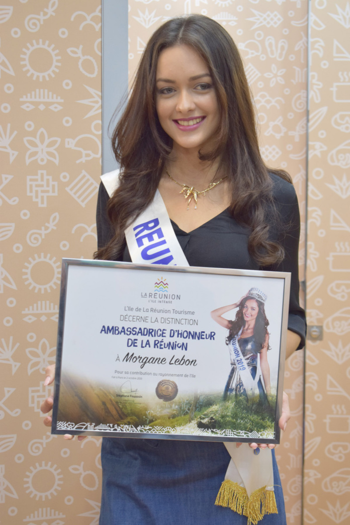 Morgane Lebon très fière de cette disctinction Morgane Lebon très fière de cette disctinction