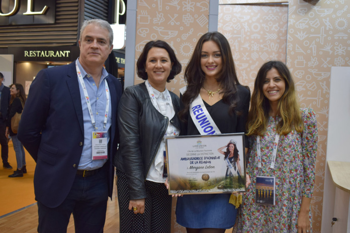 Morgane Lebon nommée Ambassadrice d'Honneur de La Réunion par l'IRT Morgane Lebon nommée Ambassadrice d'Honneur de La Réunion par l'IRT