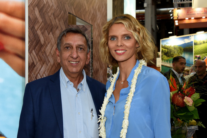 Aziz Patel, délégué Miss France, et  Sylvie Tellier, directrice générale Miss France Organisation