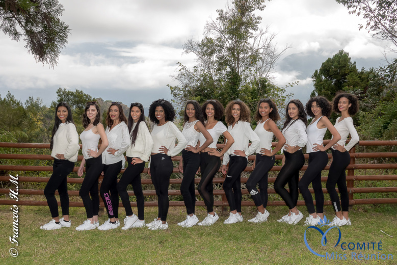 Les 12 candidates 2020 aux Thermes de Cilaos