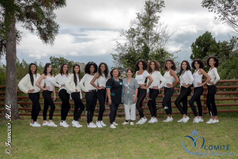 Les 12 candidates 2020 aux Thermes de Cilaos
