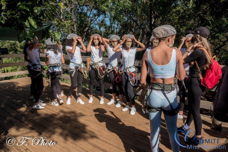 Séquence accrobranche à Acroroc Parc Aventure pour les candidates 2021 Séquence accrobranche à Acroroc Parc Aventure pour les candidates 2021