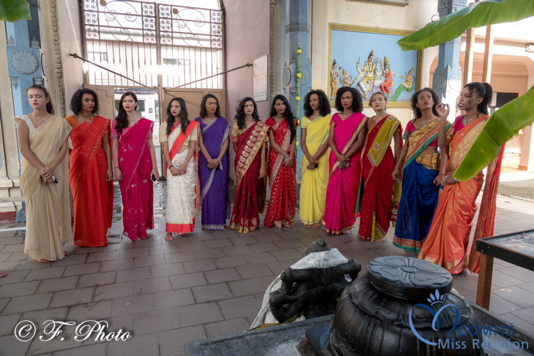 Les candidates 2021 visitent le temple tamoul de Saint-Paul