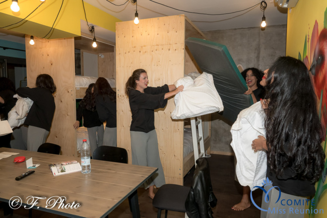 Soirée conviviale et pyjama party à l'Hôtel Le Terre Sainte pour les candidates 2021