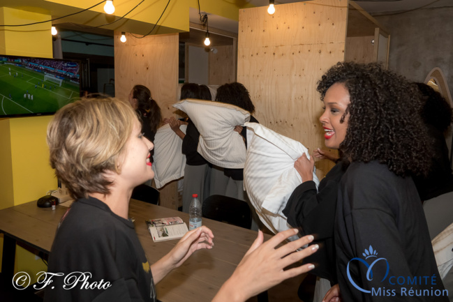 Soirée conviviale et pyjama party à l'Hôtel Le Terre Sainte pour les candidates 2021