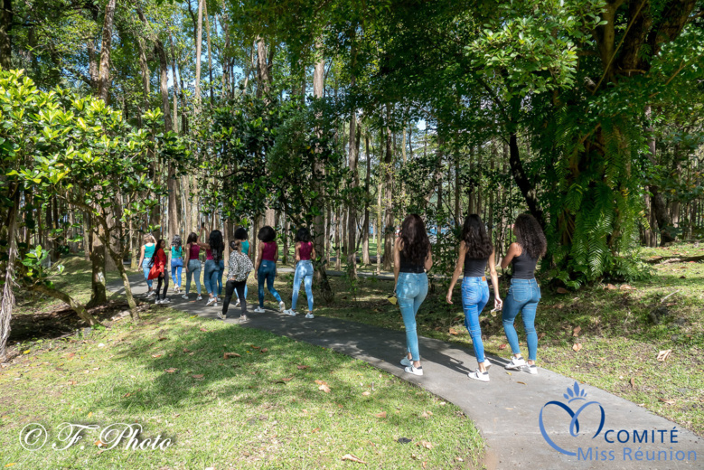 Une balade fort appréciée par les candidates Miss Réunion 2021