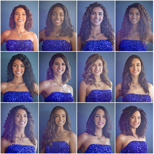 Les 12 candidates Miss Réunion 2023