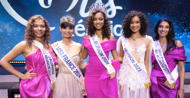 Avec Miss France 2024 et Miss Réunion 2023 Avec Miss France 2024 et Miss Réunion 2023
