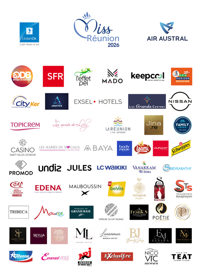 Partenaires Miss Réunion 2026