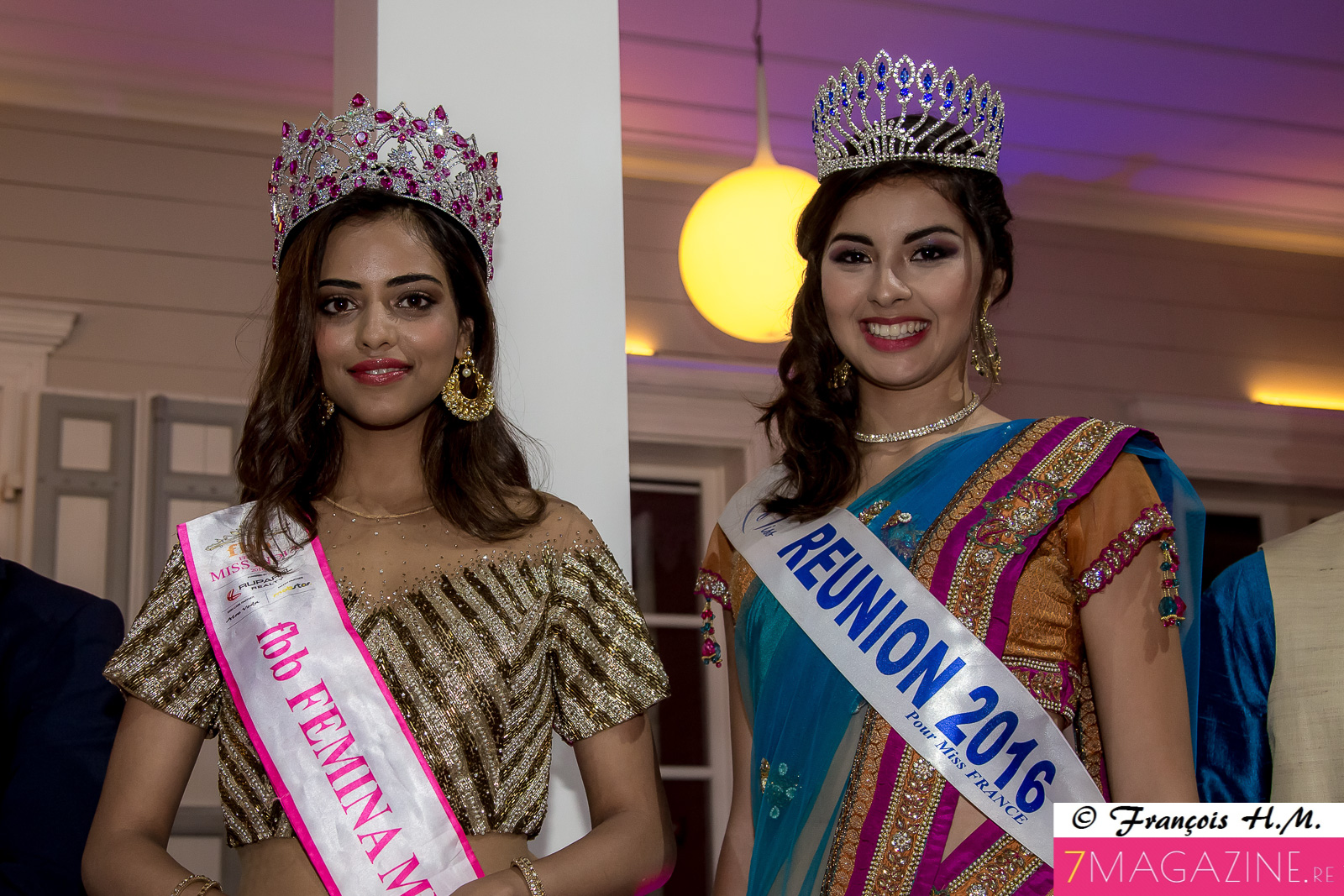 Miss India à La Réunion, accueillie par Ambre N'guyen